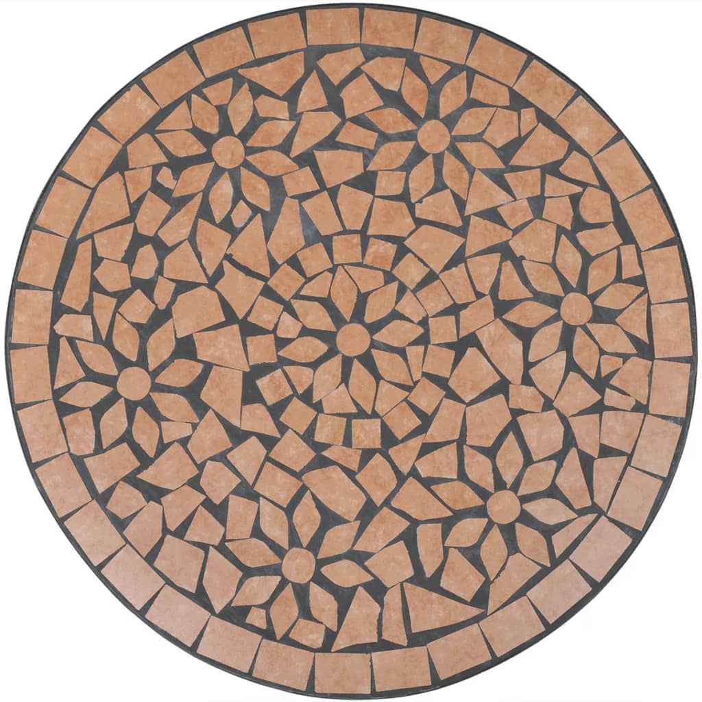 Conjunto de jardín Salento 2 sillas + mesa terracota