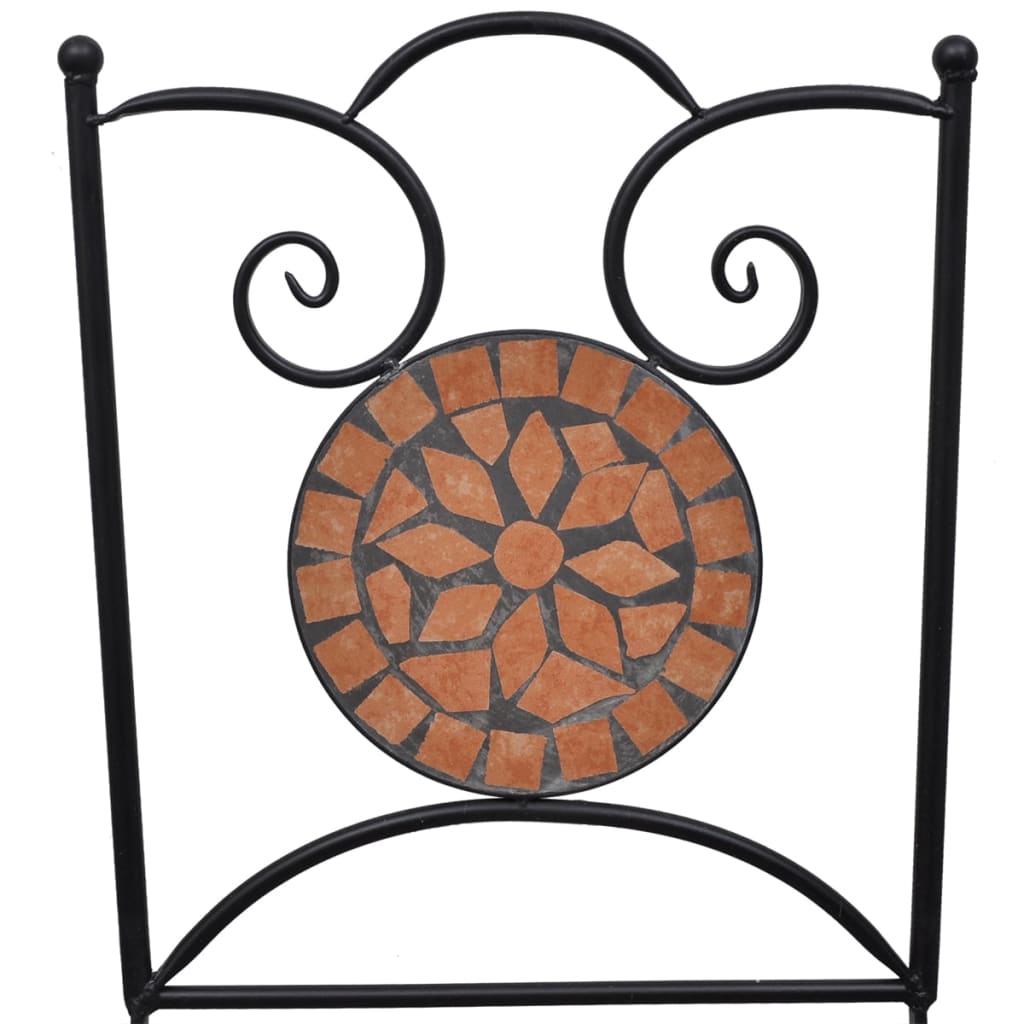 Conjunto de jardín Salento 2 sillas + mesa terracota
