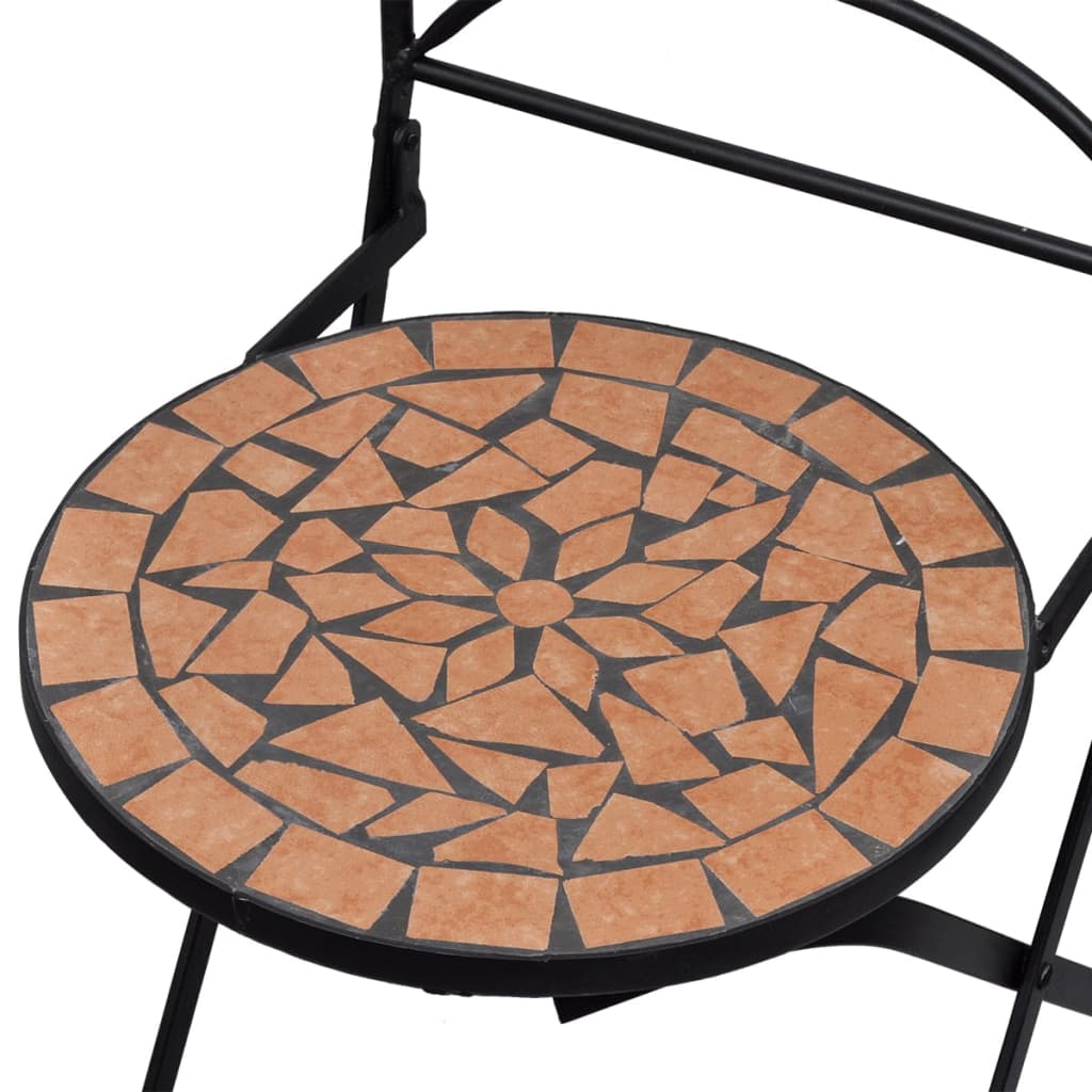 Conjunto de jardín Salento 2 sillas + mesa terracota
