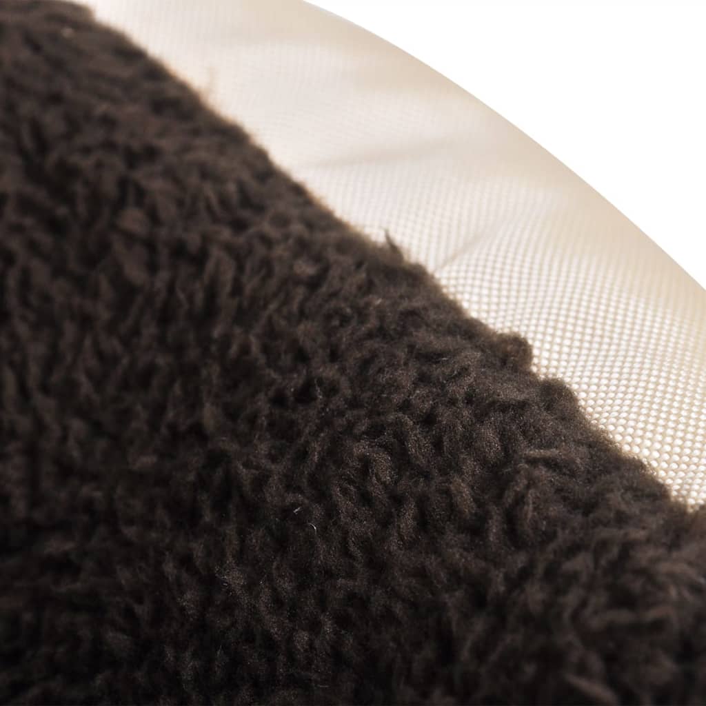Cama para mascotas Booley tapizado tela Oxford marrón talla M
