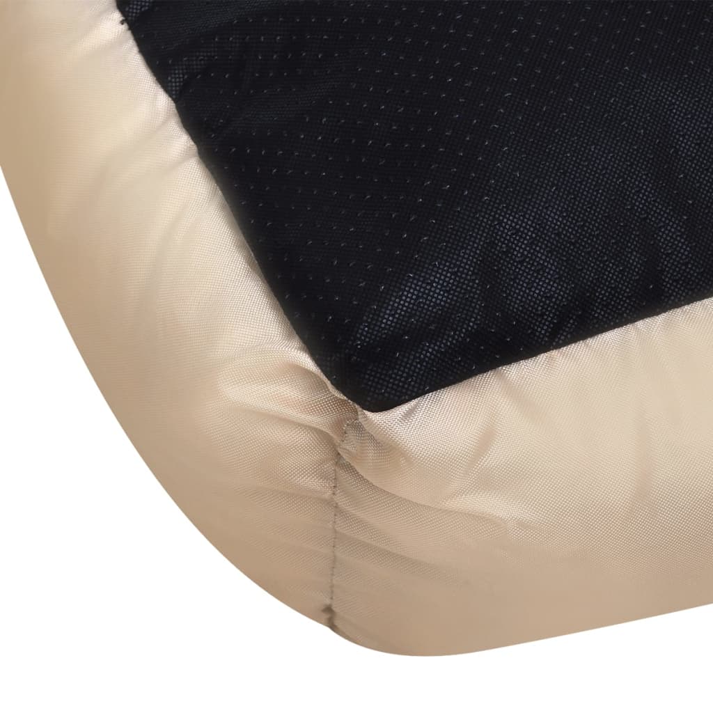 Cama para mascotas Booley tapizado tela Oxford marrón talla M