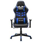 Silla gaming Spott altura ajustable respaldo reclinable negro/azul 123-133x67x61 cm