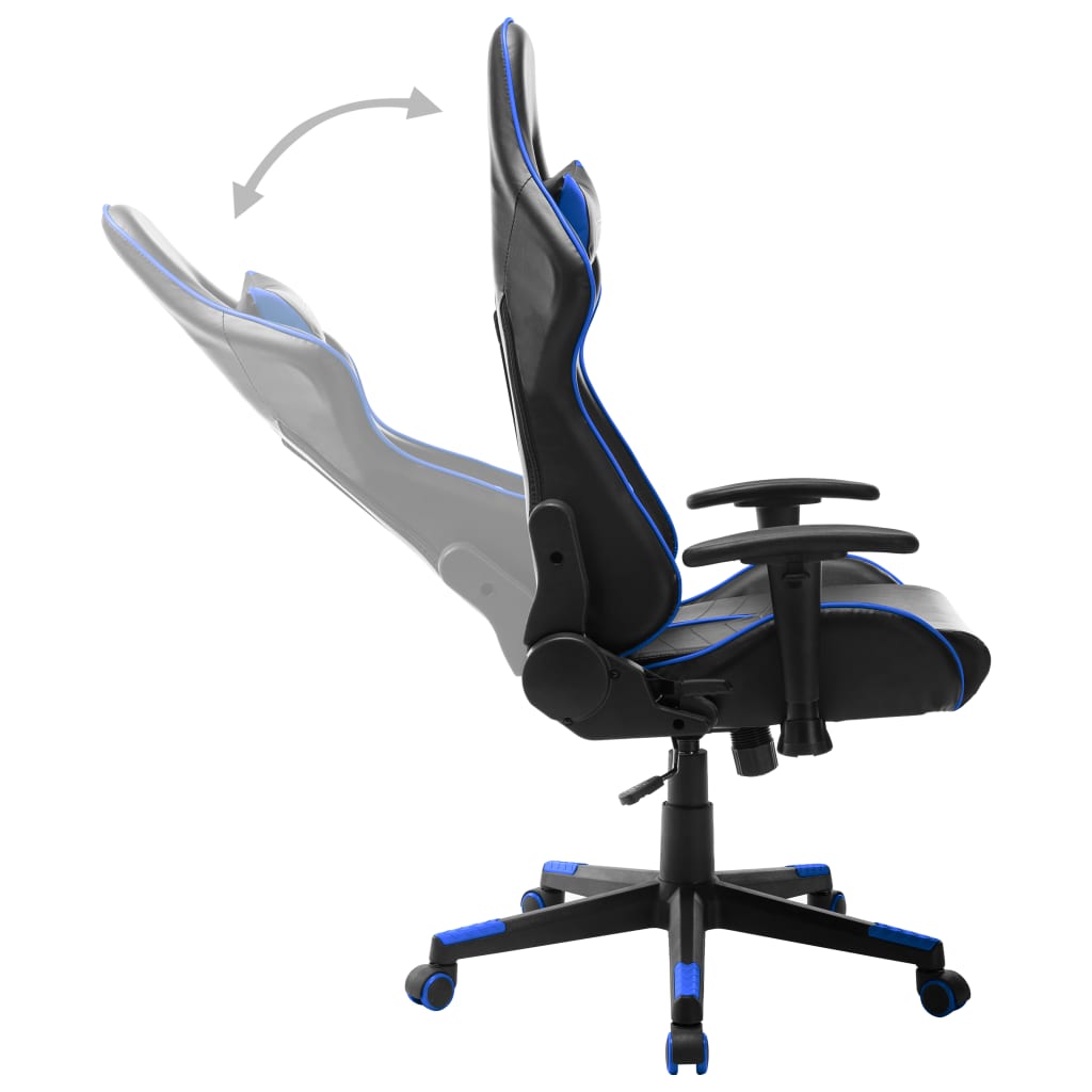 Silla gaming Spott altura ajustable respaldo reclinable negro/azul 123-133x67x61 cm