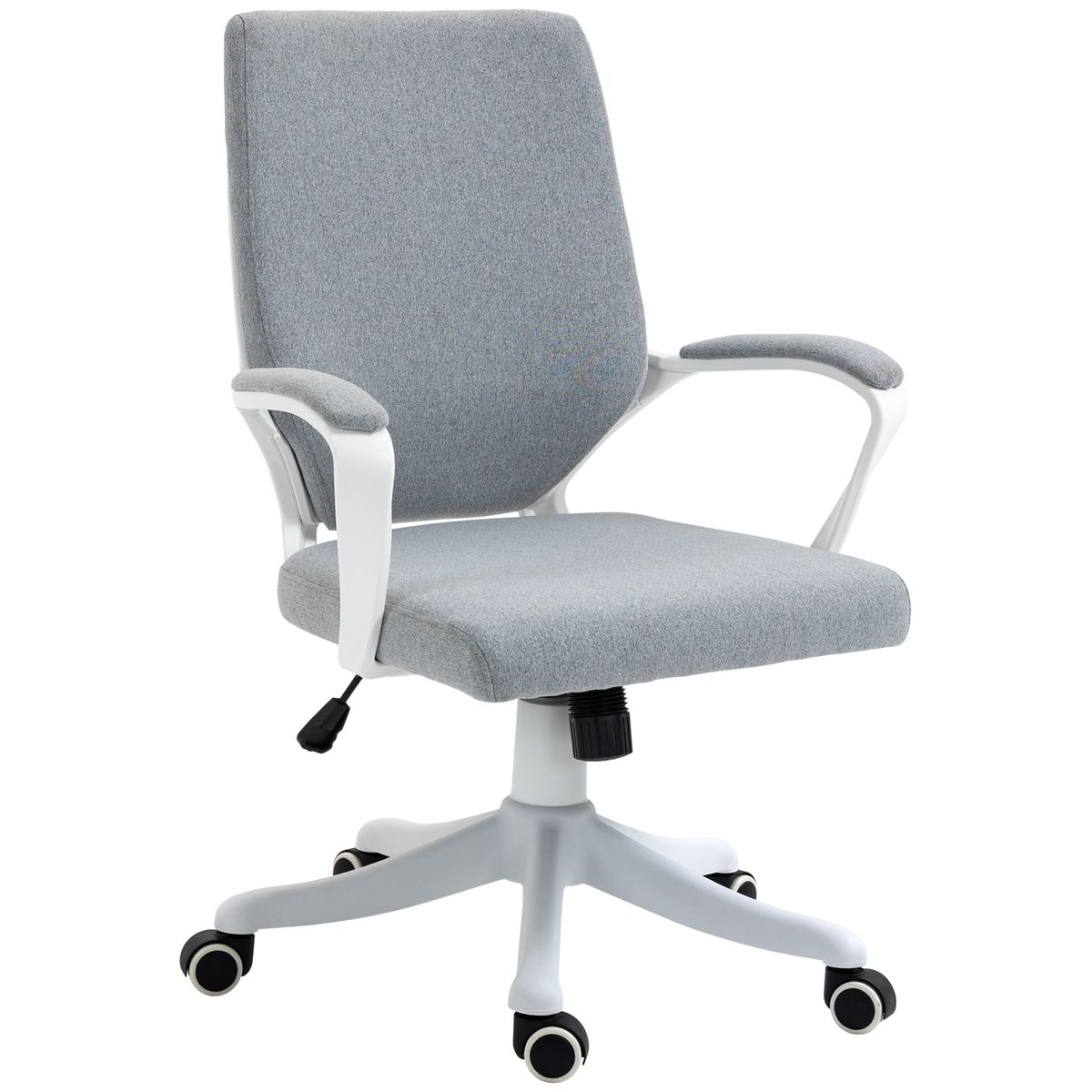 Silla de oficina Libra Vinsetto altura regulable gris 92-100x62x69 cm