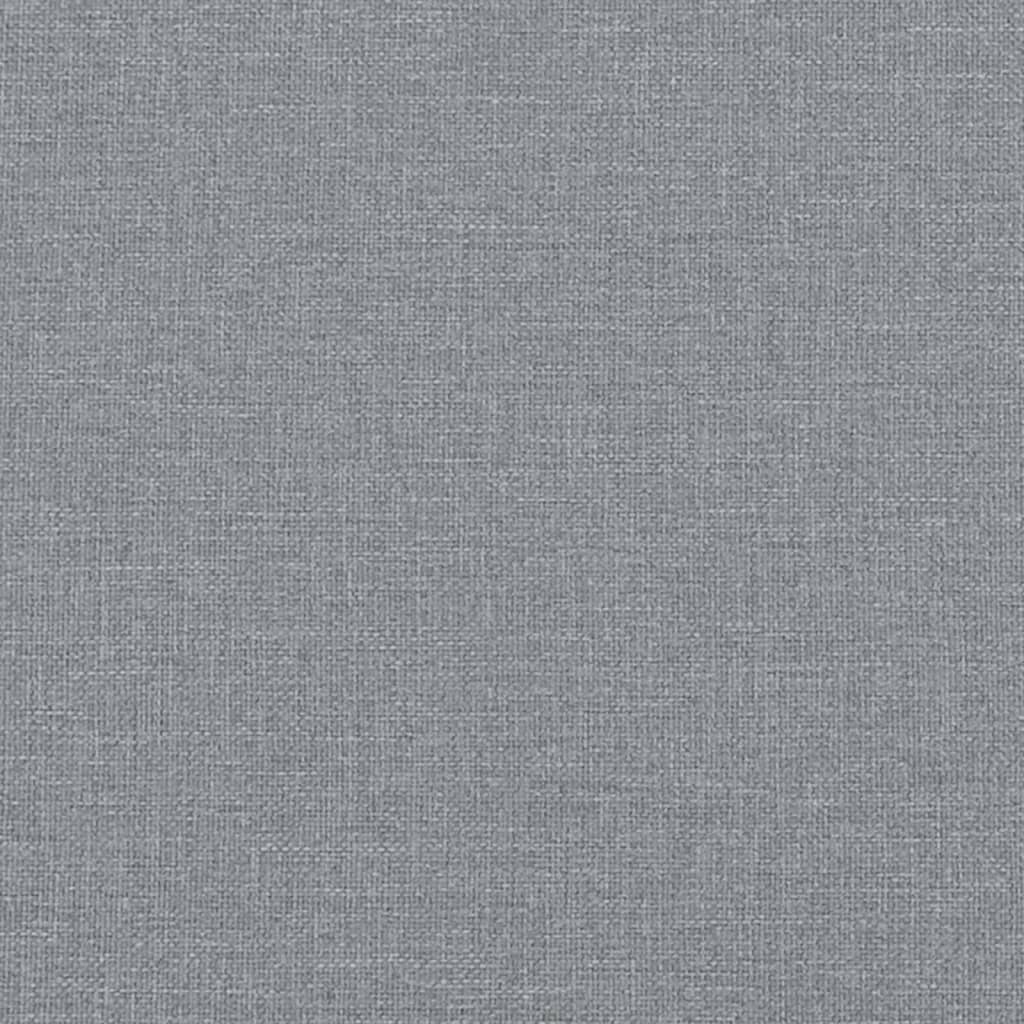 Silla de oficina Anie altura regulable respaldo reclinable gris claro 112,5-122x63x56 cm