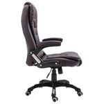 Silla de oficina Arpa altura ajustable marrón 110-119x68x71 cm