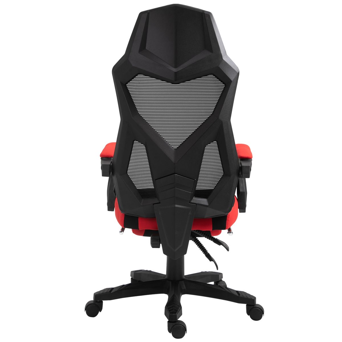 Silla de oficina Shap Vinsetto ajustable en altura reclinable rojo/negro 112-122x58x63 cm