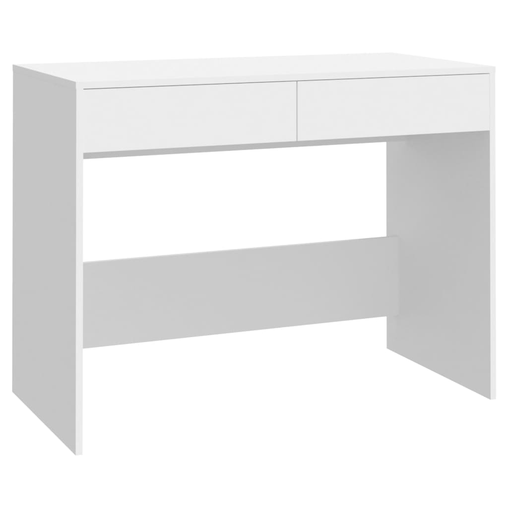 Escritorio Drom 2 cajones blanco 76,5x101x50 cm
