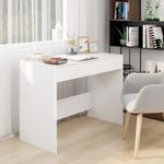 Escritorio Drom 2 cajones blanco 76,5x101x50 cm