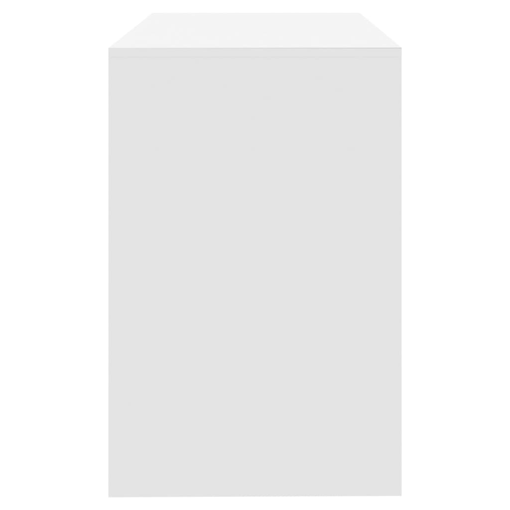 Escritorio Drom 2 cajones blanco 76,5x101x50 cm