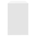 Escritorio Drom 2 cajones blanco 76,5x101x50 cm