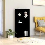 Estantería Lawer 7 compartimentos negro 106x50x25 cm