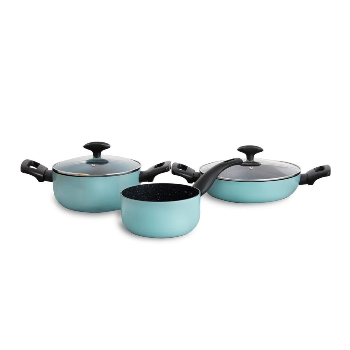Set-de-3-piezas-Country-Land-Quid-aluminio-prensado-azul-negro
