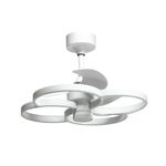 Ventilador de techo Trébol Bel Air DC LED 100+100W blanco Ø60x45 cm