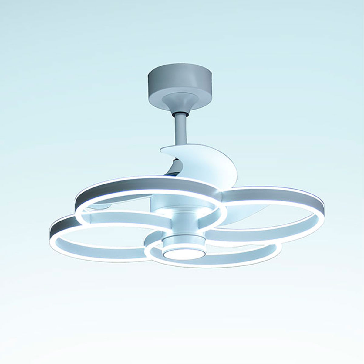Ventilador de techo Trébol Bel Air DC LED 100+100W blanco Ø60x45 cm 4