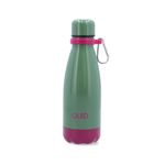 Botella-termica-Sarao-Quid-acero-inoxidable-verde-rosa-350-ml