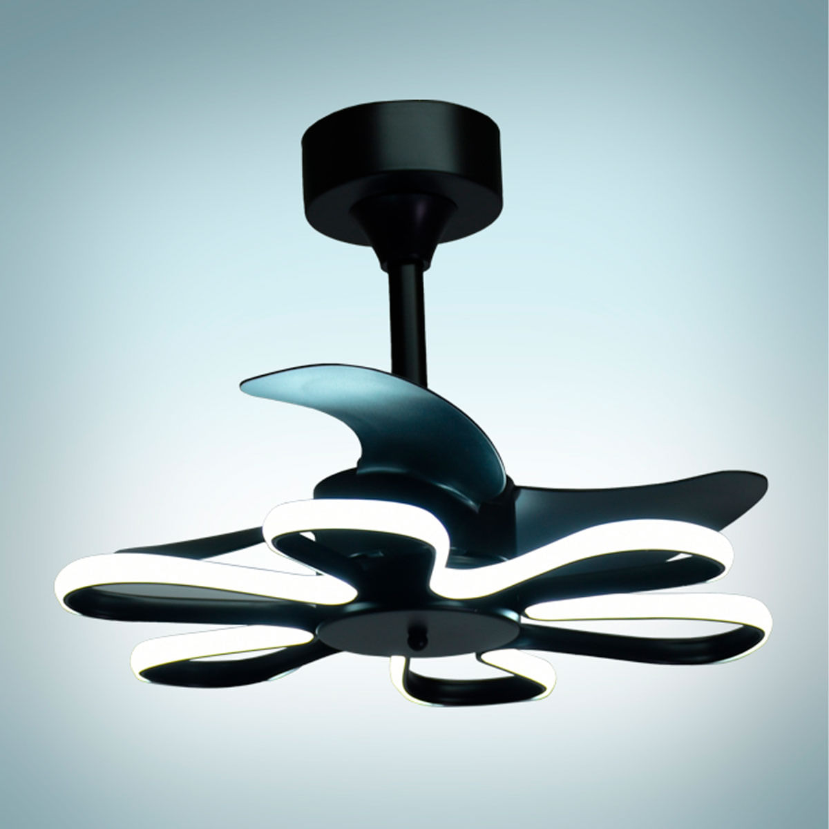 Ventilador de techo Enebro Bel Air DC LED 30+30W negro Ø53x41 cm 3