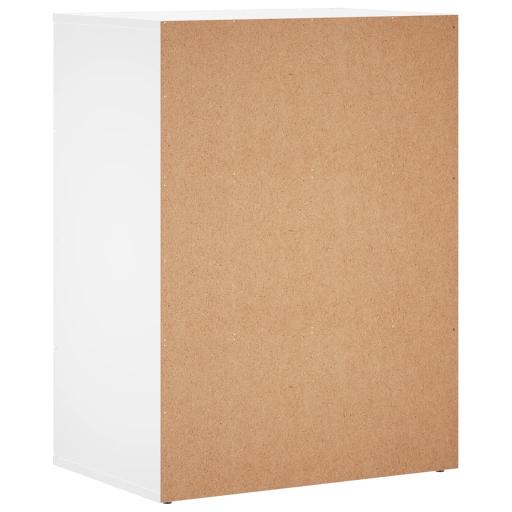 Aparador Eliss 4 cajones blanco 80x60x39 cm