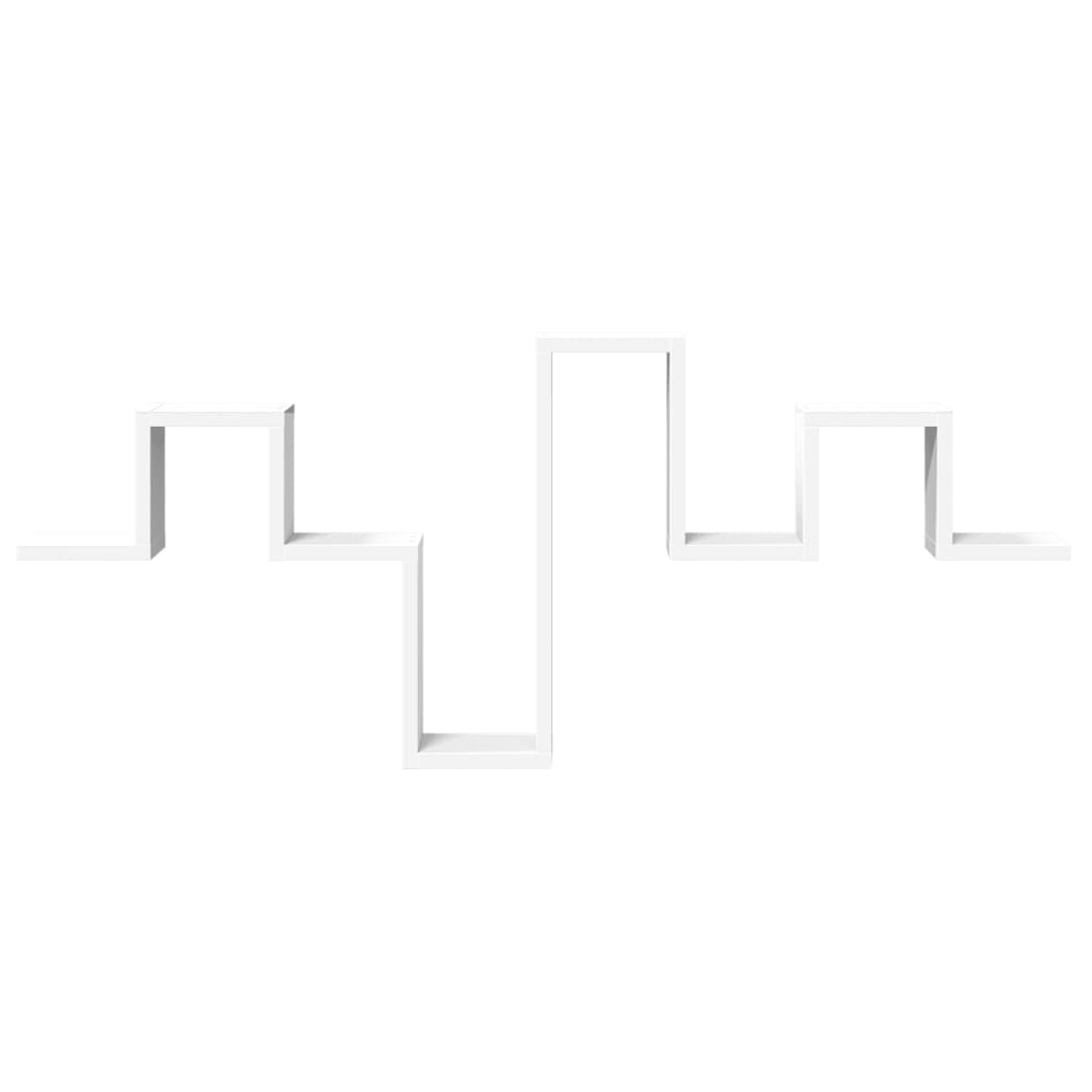 Estantería Vitta de pared diseño irregular blanco 43x104,5x10 cm