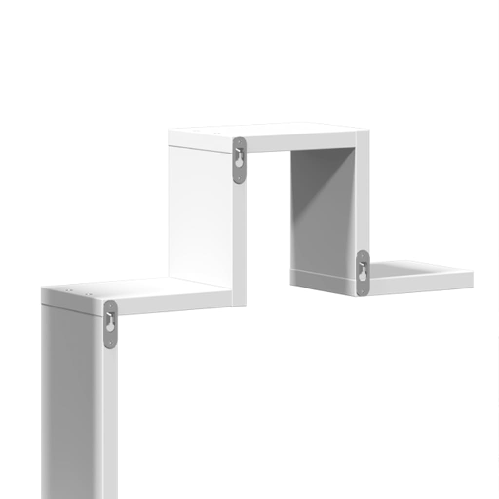 Estantería Vitta de pared diseño irregular blanco 43x104,5x10 cm