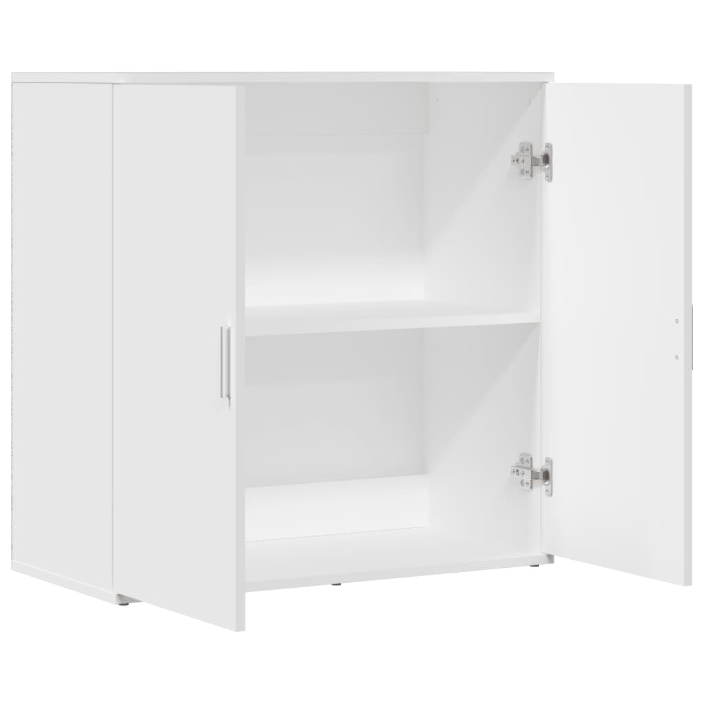 Aparador Firma 2 puertas + estante interior blanco 80x79x38 cm
