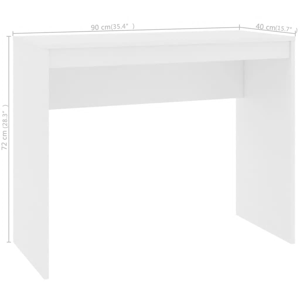 Escritorio Oker minimalista blanco 72x90x40 cm 6