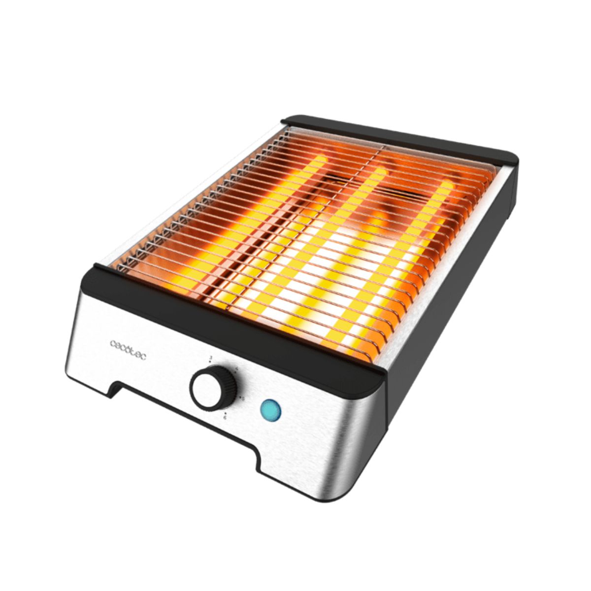 Tostador-horizontal-Cecotec-NiceSlice-Inox-1000W-control-mecanico