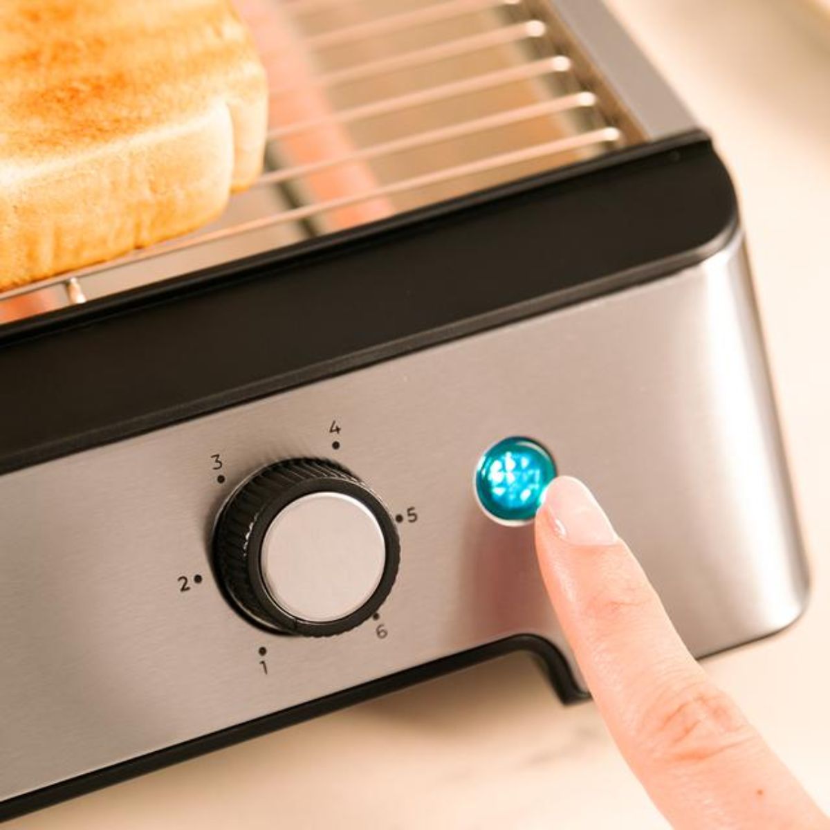 Tostador-horizontal-Cecotec-NiceSlice-Inox-1000W-control-mecanico