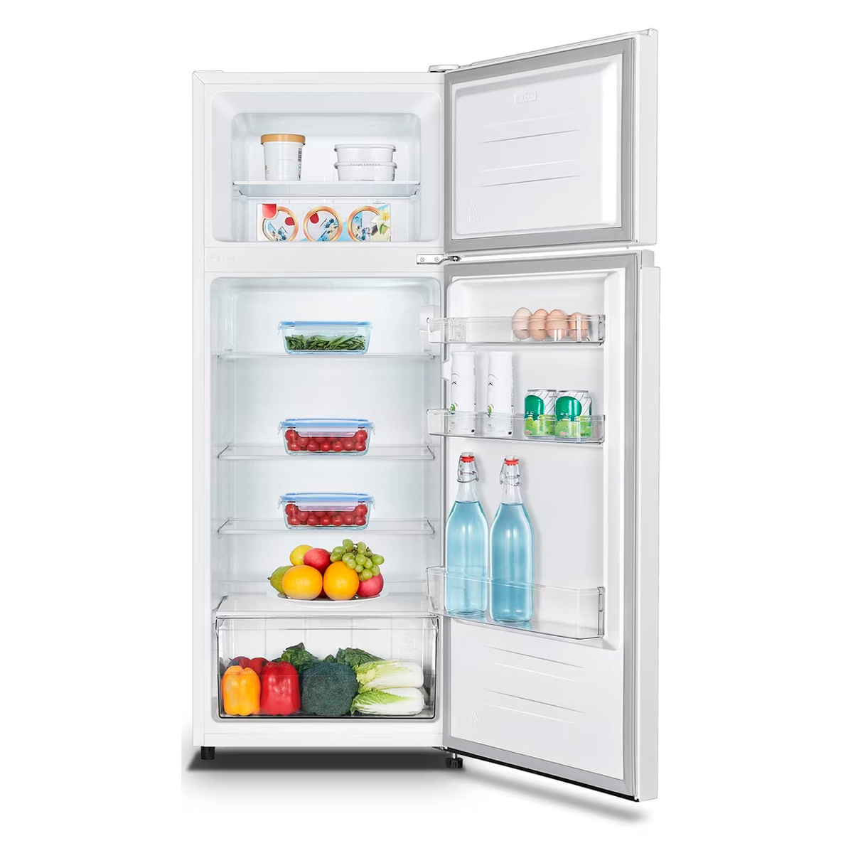 Frigorífico de 2 puertas Hisense RT267D4AWE Cycle Defrost 206L E blanco 143,4 cm 3