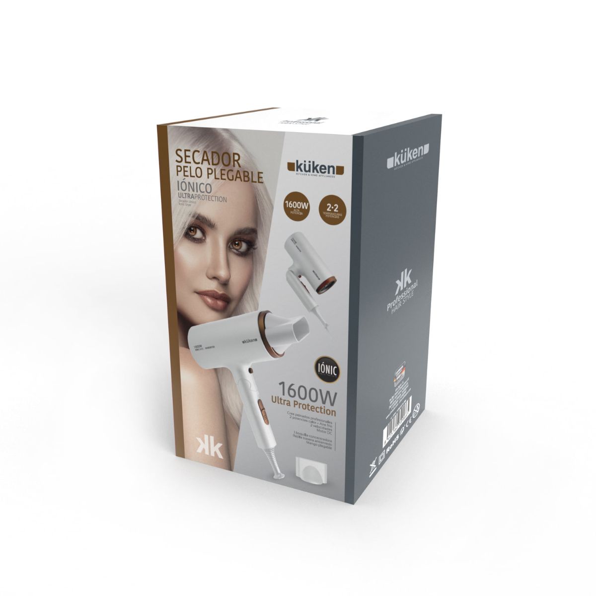 Secador-de-pelo-Profesional-Kuken-1600W-plegable-blanco-caja