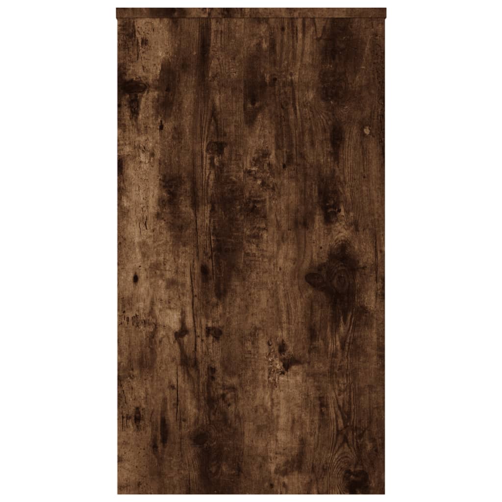 Escritorio Apolo rectangular roble oscuro 72x90x40 cm 6