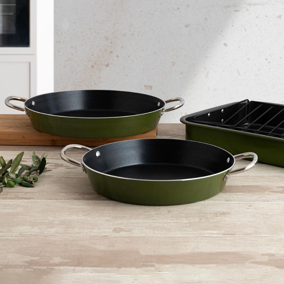 Tartera-arrocera-Naturalia-Quid-aluminio-estampado-verde-5x24-cm
