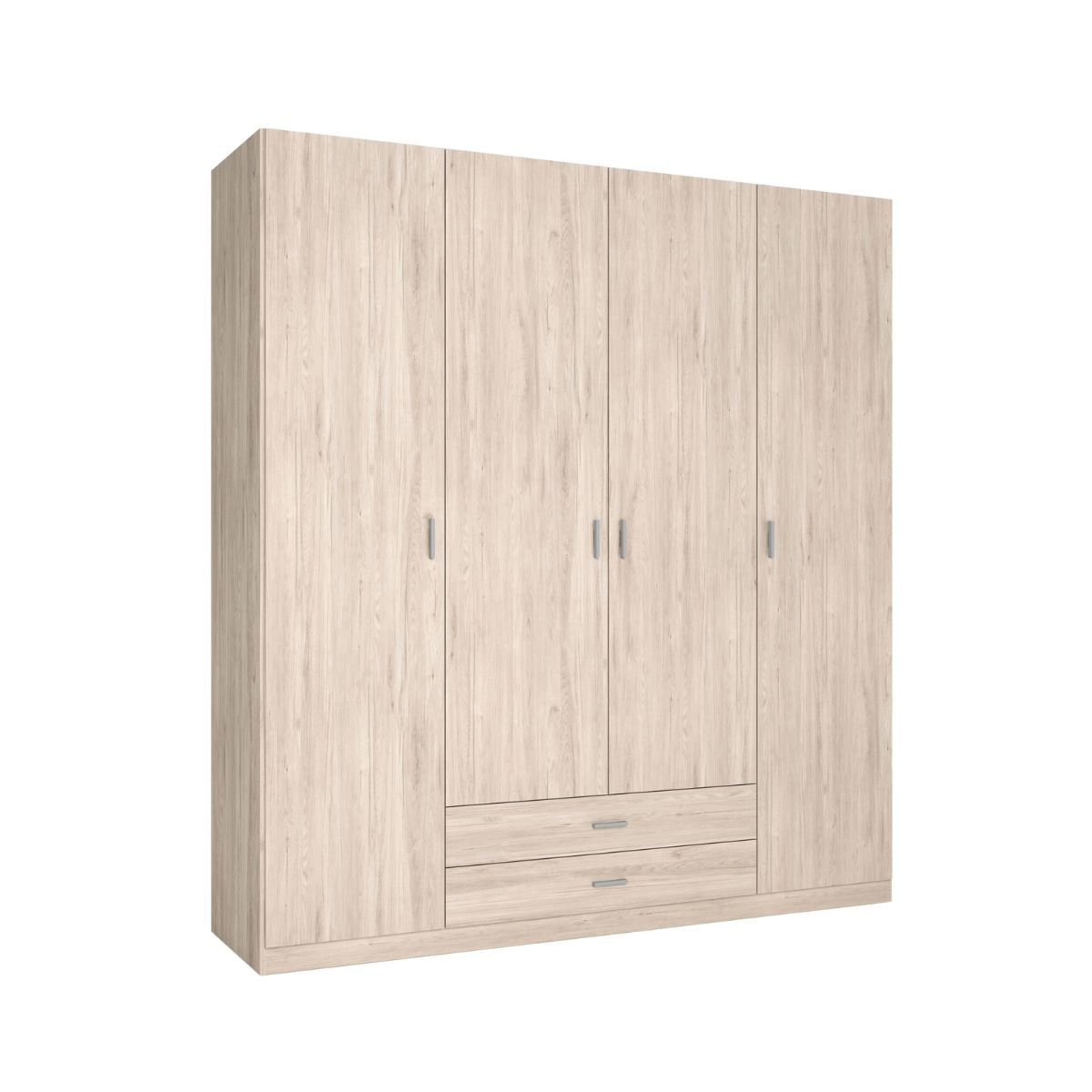 Armario-Roma-4-puertas---2-cajones-natural-215x198x526-cm