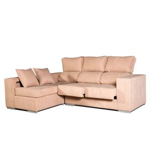 Sofá chaiselongue Marbella 3 plazas reclinable y deslizante 100x225x140 cm