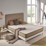 Colchon-viscoelastico-Luxury-Bamboo-Confort-nucleo-Pro-Nature-blanco-marron-20-cm