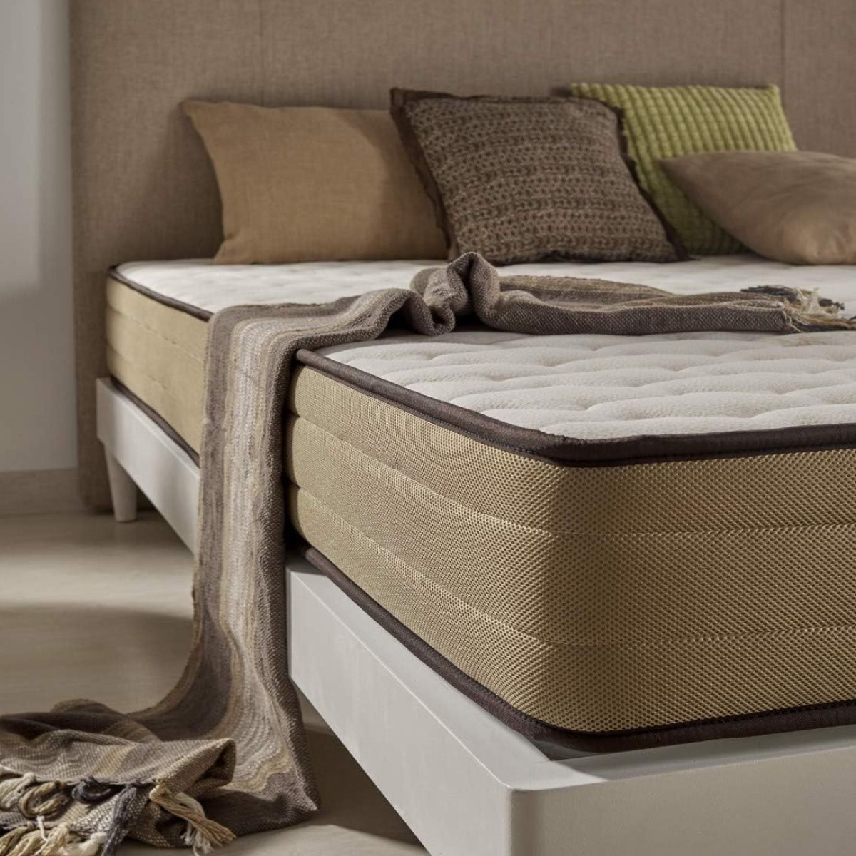 Colchon-viscoelastico-Luxury-Bamboo-Confort-nucleo-Pro-Nature-blanco-marron-20-cm