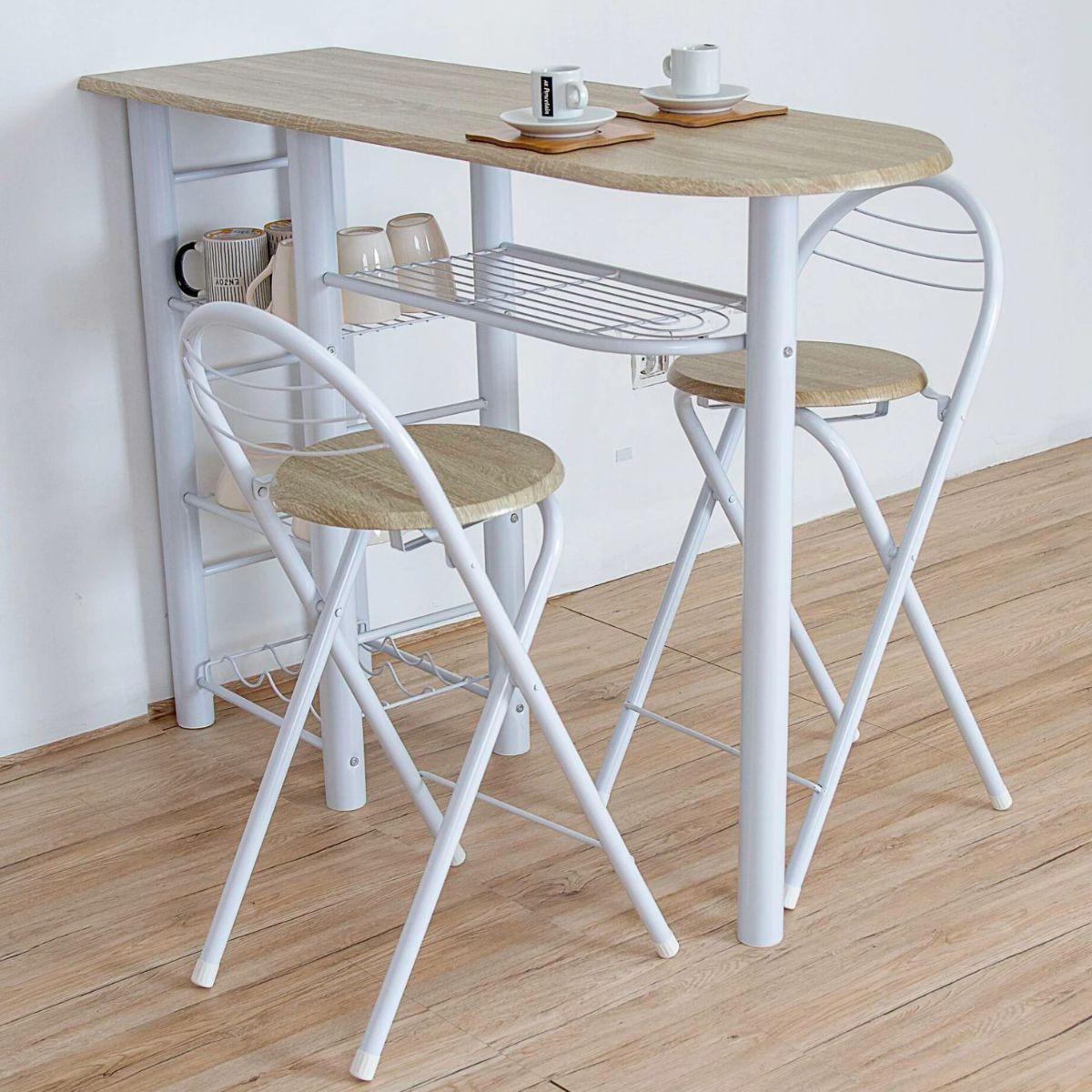 Barra-de-cocina-Tabla-Bar---2-taburetes-blanco-natural-87x120x40-cm