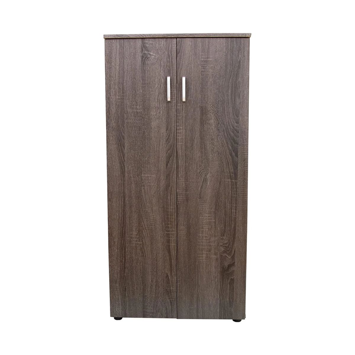 Armario-auxiliar-Aitana-2-puertas-taupe-negro-124x60x325-cm