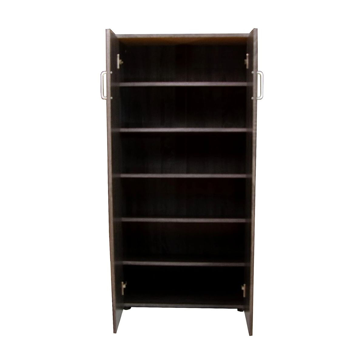 Armario-auxiliar-Aitana-2-puertas-taupe-negro-124x60x325-cm