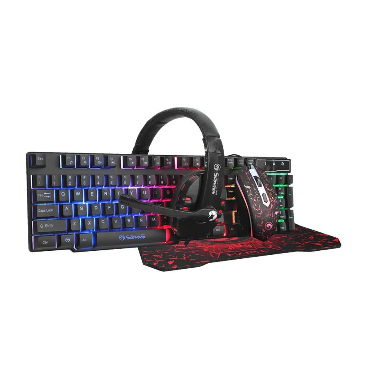 Set-gaming-Scorpion-MA-CM370-teclado---raton---auriculares---alfombrilla