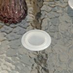 Mesa de jardín Stoke Outsunny redonda con agujero para sombrilla negro Ø80x72 cm