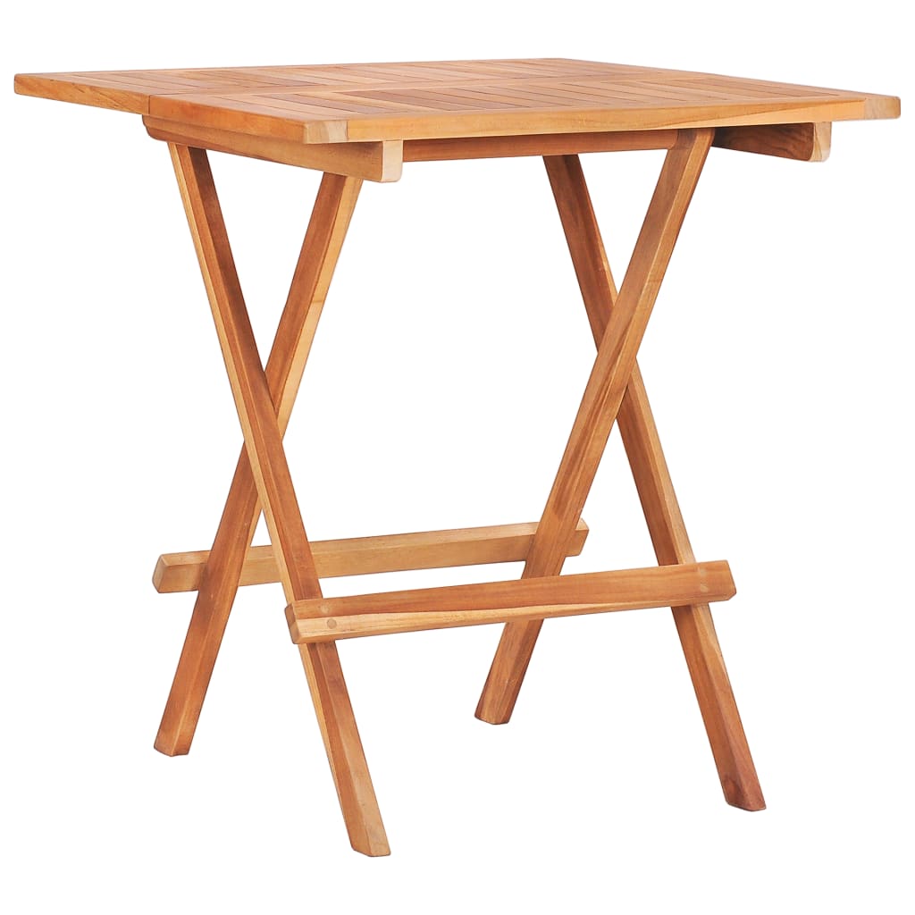 Conjunto de jardín Eydon 2 sillas + mesa madera de teca