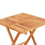 Conjunto de jardín Eydon 2 sillas + mesa madera de teca