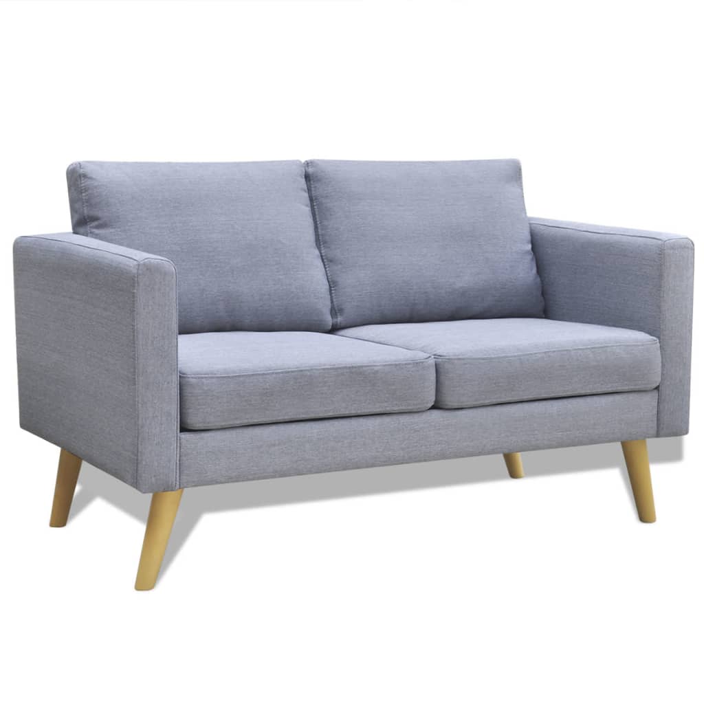 Conjunto de sofás Iria 2 y 3 plazas gris claro 2