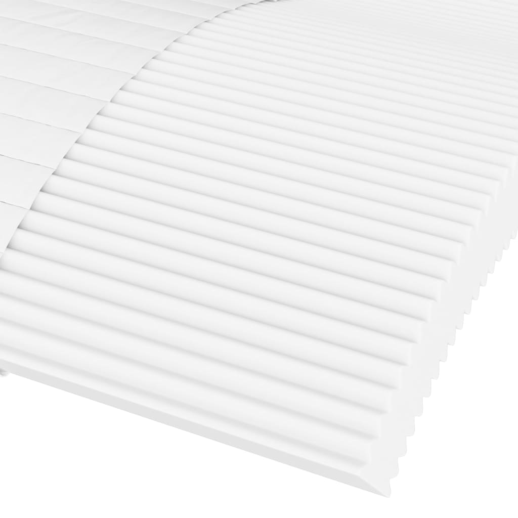 Colchón de espuma Lycka firmeza media alta blanco  80x200 cm