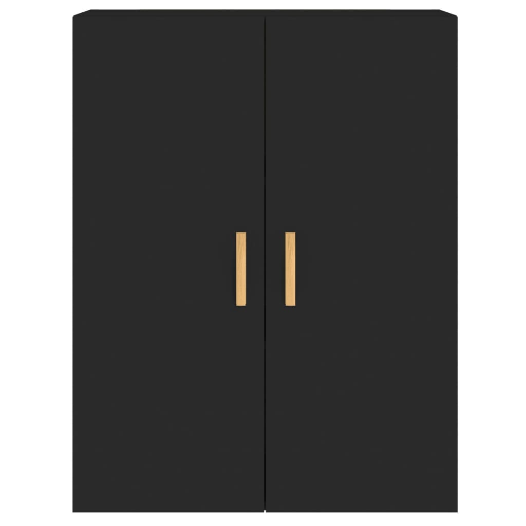 Pack de 2 armarios Riga de pared negro 90x69,5x34 cm
