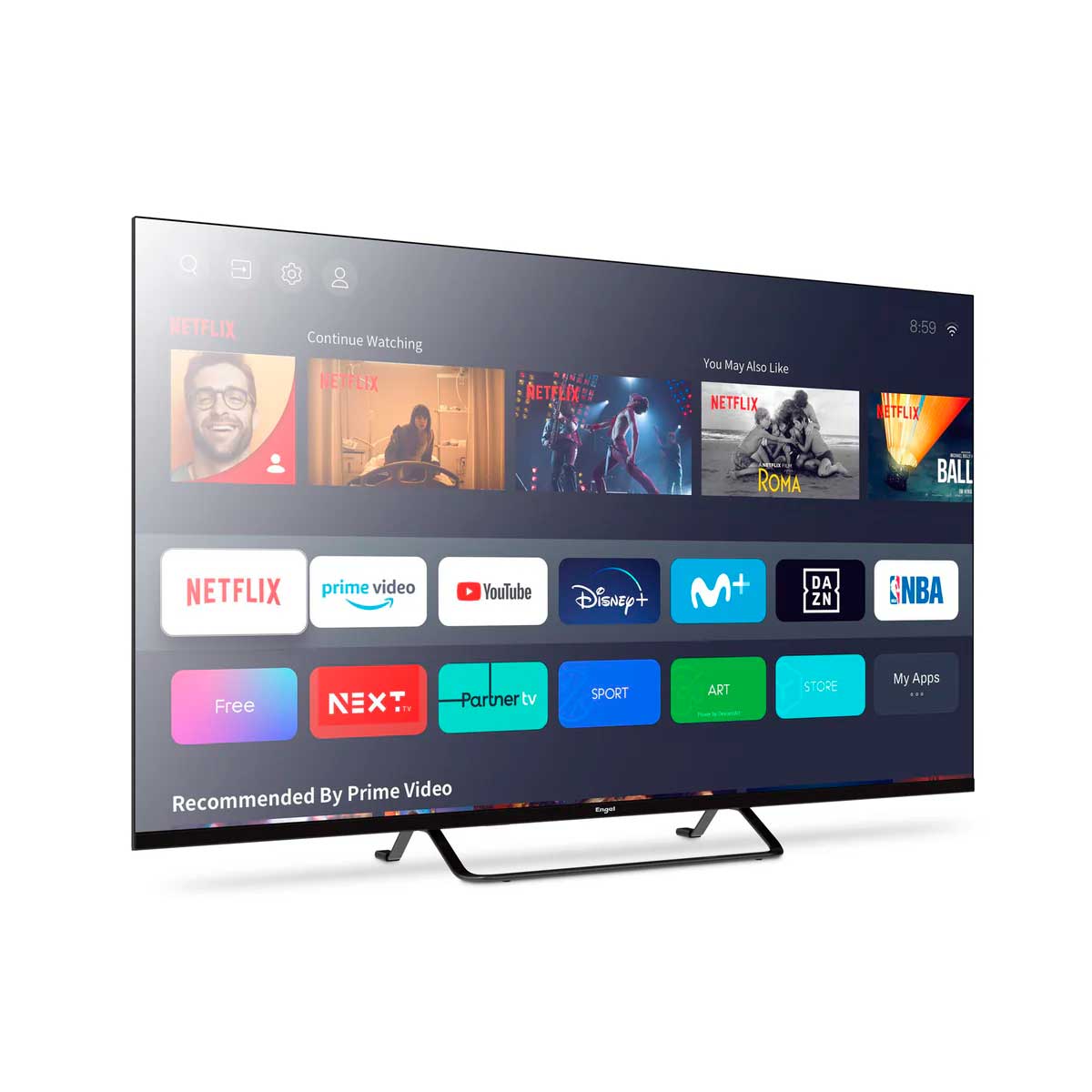 Televisor Smart TV Engel LE4385SM LED Full HD 43’’ VIDAA E negro 2