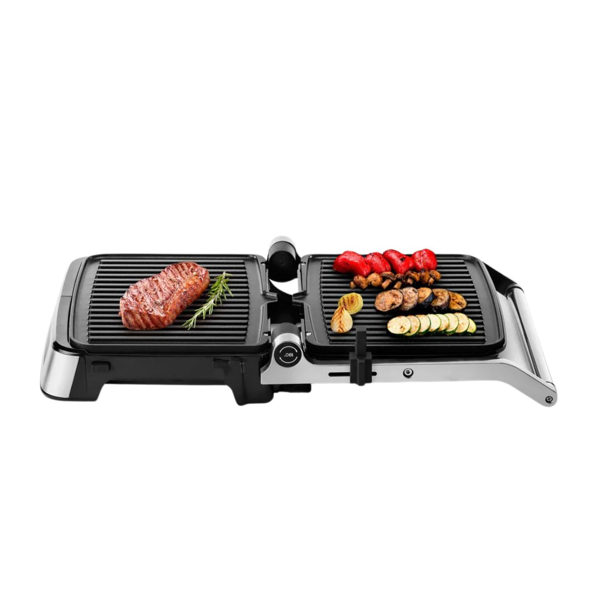 Grill-Ufesa-Everest-2000W-digital-5-programas-placas-antiadherentes-negro