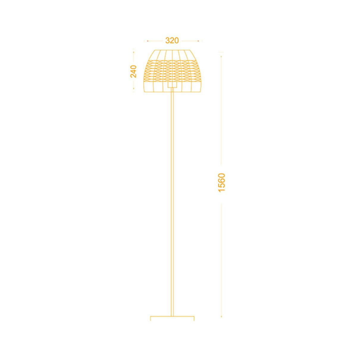 Lampara-de-pie-Sotero-Lumit-60W-mimbre-marron-natural-Ø32x156-cm-medidas