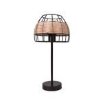 Lampara-de-sobremesa-Sotero-60W-mimbre-marron-natural-Ø20x435-cm